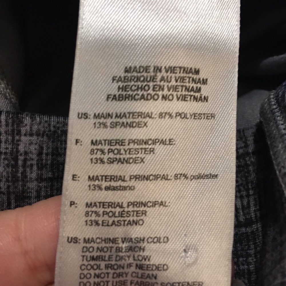 Adidas Cropped Athletic Leggings Size Small - Picture 5 of 8
